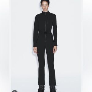 Black Zara Waterproof Ski Suit